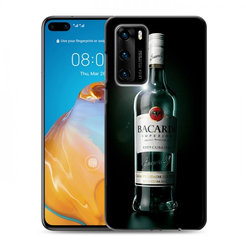 Дизайнерский пластиковый чехол для Huawei P40 Bacardi