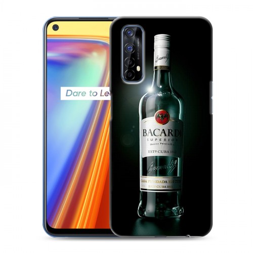 Дизайнерский силиконовый с усиленными углами чехол для Realme 7 Bacardi