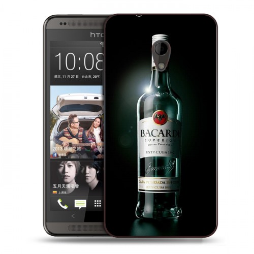 Дизайнерский силиконовый чехол для HTC Desire 700 Bacardi