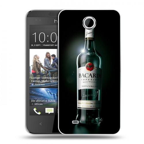 Дизайнерский пластиковый чехол для HTC Desire 300 Bacardi