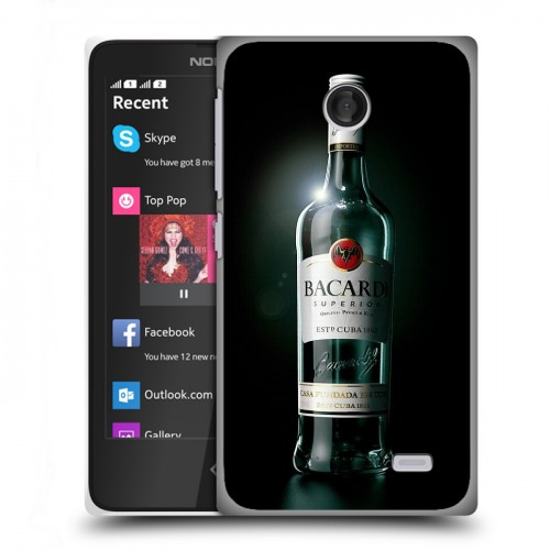 Дизайнерский пластиковый чехол для Nokia X Bacardi