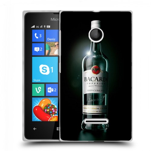 Дизайнерский пластиковый чехол для Microsoft Lumia 435 Bacardi