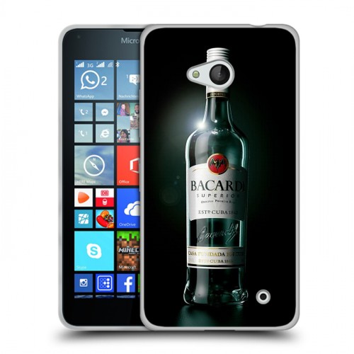 Дизайнерский силиконовый чехол для Microsoft Lumia 640 Bacardi