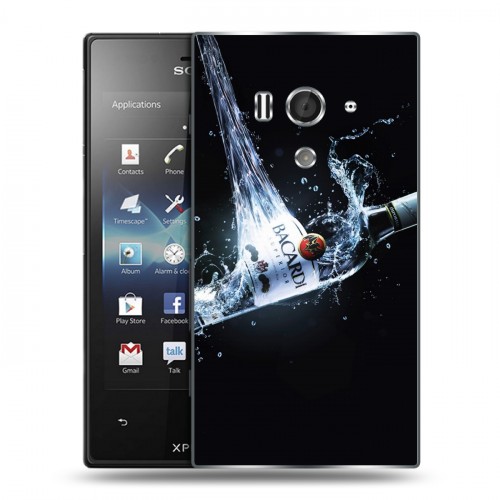 Дизайнерский пластиковый чехол для Sony Xperia acro S Bacardi