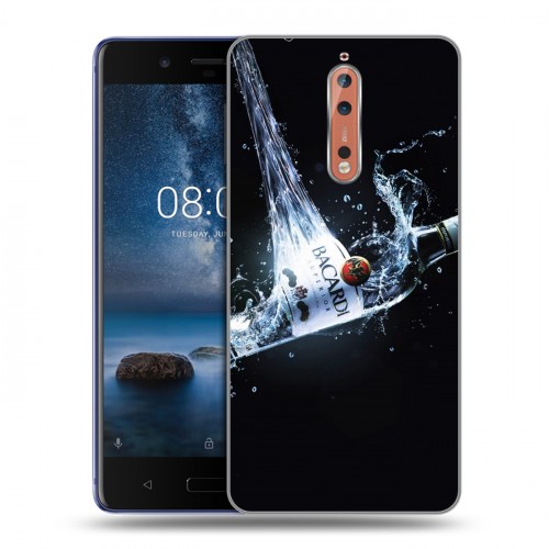 Дизайнерский пластиковый чехол для Nokia 8 Bacardi