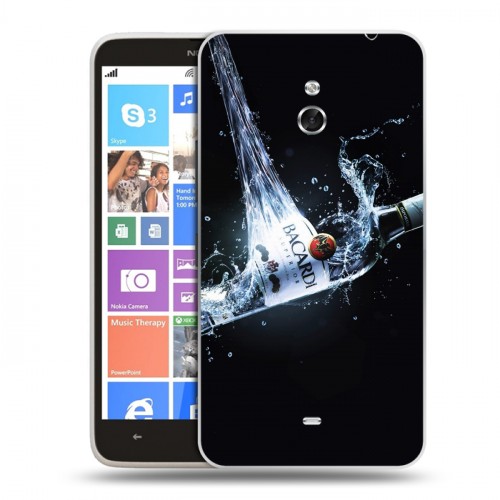 Дизайнерский пластиковый чехол для Nokia Lumia 1320 Bacardi