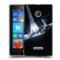 Дизайнерский пластиковый чехол для Microsoft Lumia 435 Bacardi