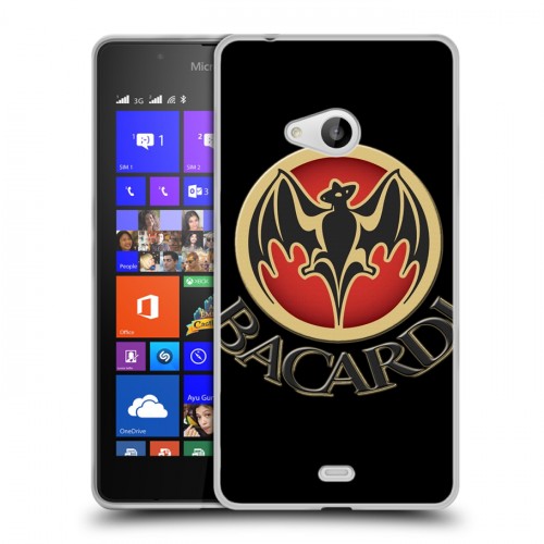 Дизайнерский пластиковый чехол для Microsoft Lumia 540 Bacardi