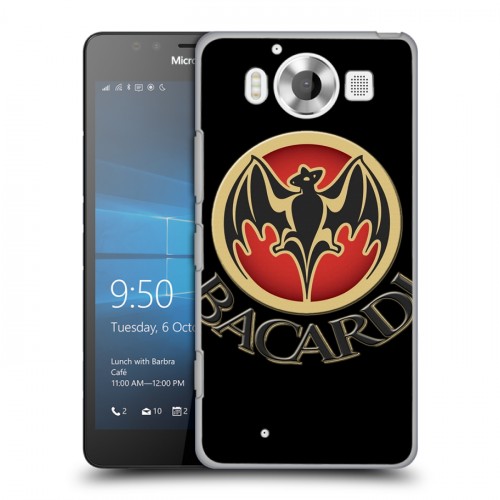 Дизайнерский пластиковый чехол для Microsoft Lumia 950 Bacardi