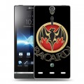 Дизайнерский пластиковый чехол для Sony Xperia S Bacardi