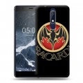 Дизайнерский пластиковый чехол для Nokia 5.1 Bacardi