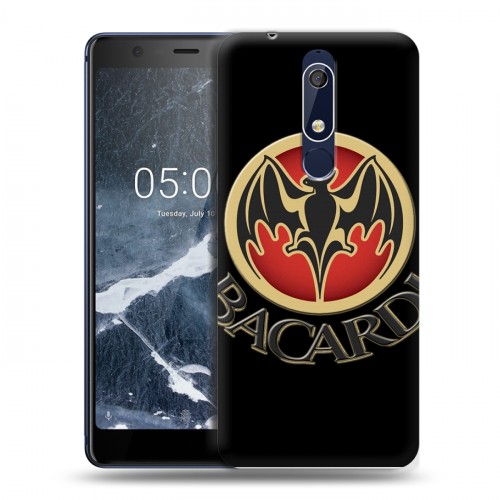 Дизайнерский пластиковый чехол для Nokia 5.1 Bacardi