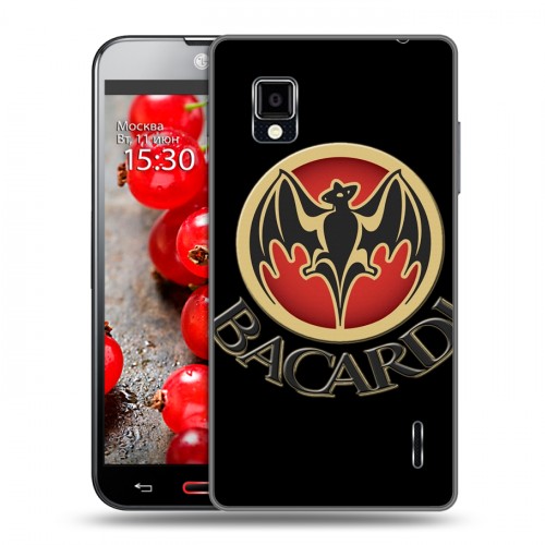 Дизайнерский пластиковый чехол для LG Optimus G Bacardi