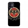 Дизайнерский пластиковый чехол для Iphone 12 Mini Bacardi