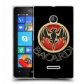 Дизайнерский пластиковый чехол для Microsoft Lumia 435 Bacardi