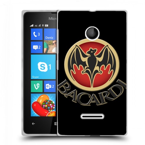 Дизайнерский пластиковый чехол для Microsoft Lumia 435 Bacardi