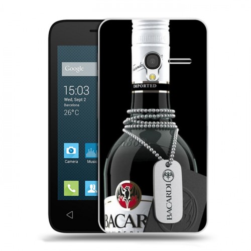 Дизайнерский пластиковый чехол для Alcatel One Touch Pixi 3 (4.5) Bacardi