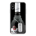 Дизайнерский силиконовый чехол для Iphone x10 Bacardi