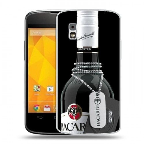 Дизайнерский пластиковый чехол для LG Google Nexus 4 Bacardi