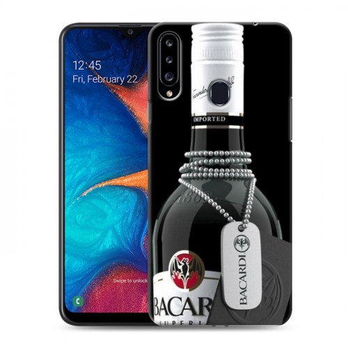 Дизайнерский пластиковый чехол для Samsung Galaxy A20s Bacardi