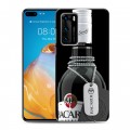 Дизайнерский силиконовый с усиленными углами чехол для Huawei P40 Bacardi