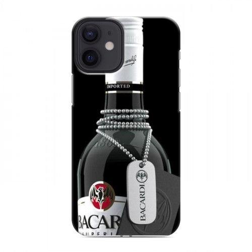 Дизайнерский силиконовый с усиленными углами чехол для Iphone 12 Mini Bacardi