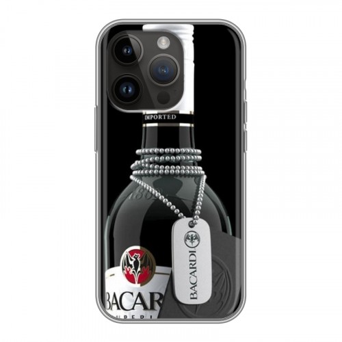 Дизайнерский силиконовый чехол для Iphone 14 Pro Bacardi