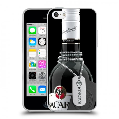 Дизайнерский пластиковый чехол для Iphone 5c Bacardi