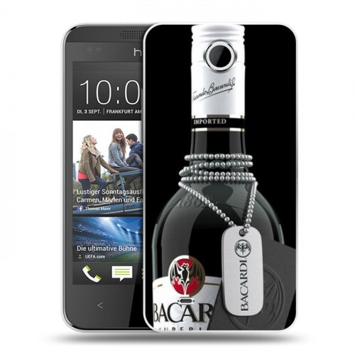 Дизайнерский пластиковый чехол для HTC Desire 300 Bacardi