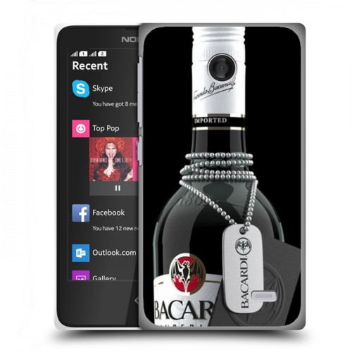 Дизайнерский пластиковый чехол для Nokia X Bacardi