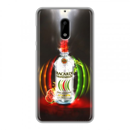 Дизайнерский пластиковый чехол для Nokia 6 Bacardi