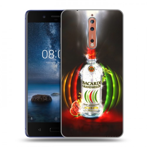 Дизайнерский пластиковый чехол для Nokia 8 Bacardi