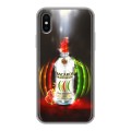 Дизайнерский силиконовый чехол для Iphone x10 Bacardi