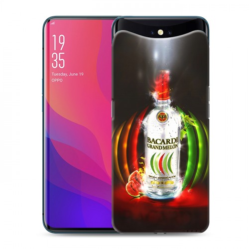 Дизайнерский силиконовый чехол для OPPO Find X Bacardi