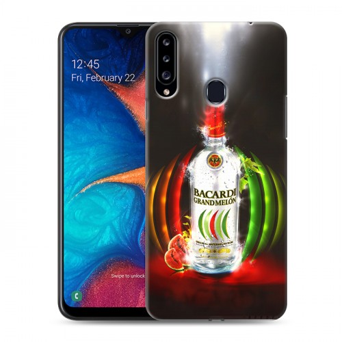 Дизайнерский пластиковый чехол для Samsung Galaxy A20s Bacardi