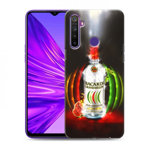 Дизайнерский силиконовый чехол для Realme 5 Bacardi