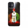 Дизайнерский силиконовый с усиленными углами чехол для Iphone 12 Mini Bacardi