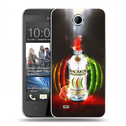 Дизайнерский пластиковый чехол для HTC Desire 300 Bacardi