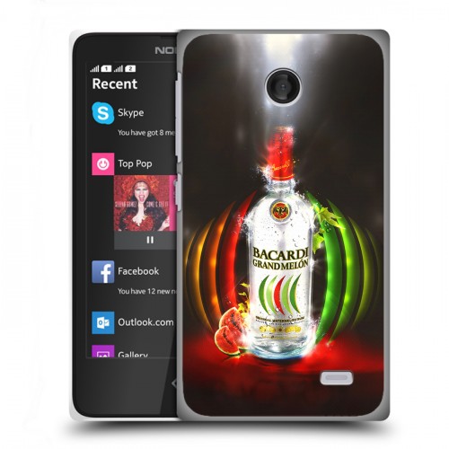 Дизайнерский пластиковый чехол для Nokia X Bacardi