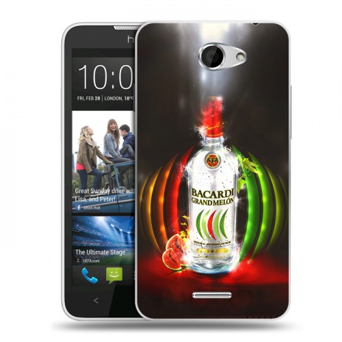 Дизайнерский пластиковый чехол для HTC Desire 516 Bacardi