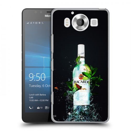 Дизайнерский пластиковый чехол для Microsoft Lumia 950 Bacardi