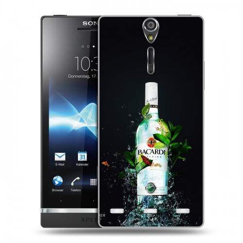 Дизайнерский пластиковый чехол для Sony Xperia S Bacardi