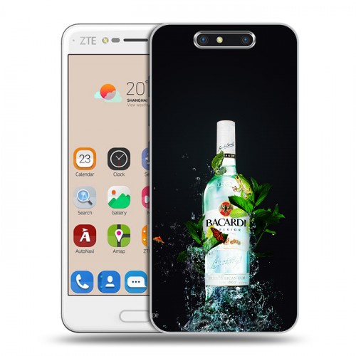 Дизайнерский пластиковый чехол для ZTE Blade V8 Bacardi