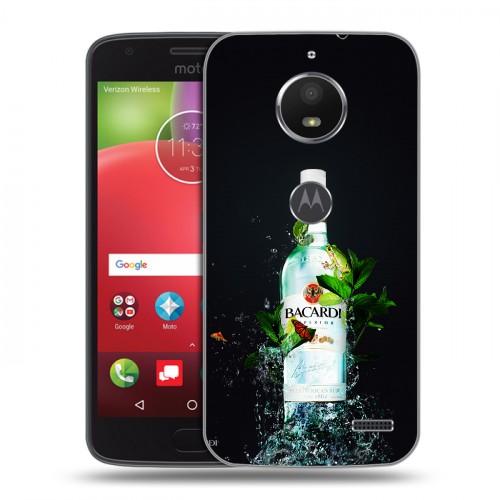Дизайнерский пластиковый чехол для Motorola Moto E4 Bacardi