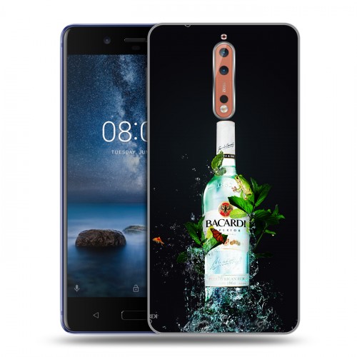 Дизайнерский пластиковый чехол для Nokia 8 Bacardi