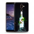 Дизайнерский пластиковый чехол для Nokia 7 Plus Bacardi