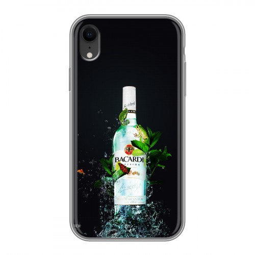 Дизайнерский силиконовый чехол для Iphone Xr Bacardi