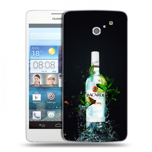 Дизайнерский пластиковый чехол для Huawei Ascend D2 Bacardi