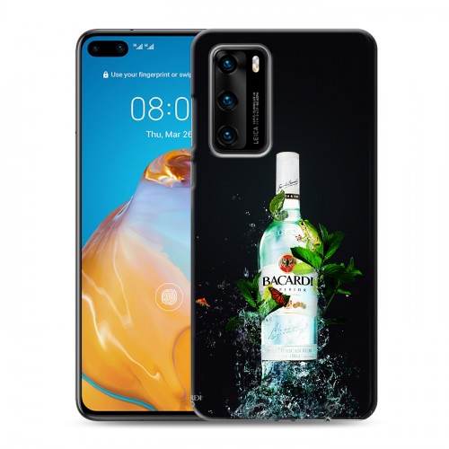 Дизайнерский пластиковый чехол для Huawei P40 Bacardi