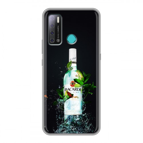 Дизайнерский пластиковый чехол для Tecno Pouvoir 4 Bacardi